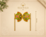 Krishna Leela Set – Meenakari Fan & Toy Set - Image 2